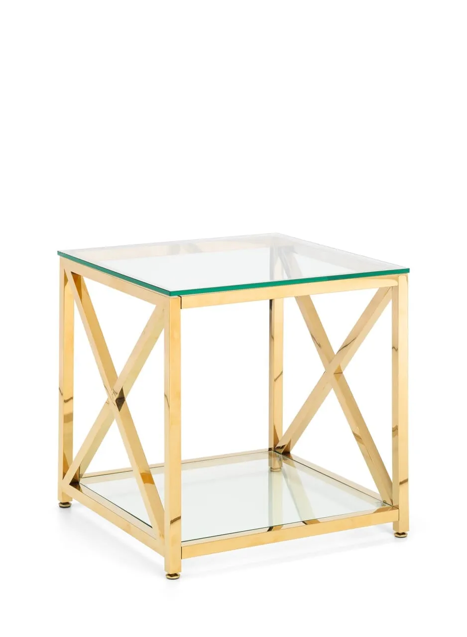 Miami Lamp Table - Gold