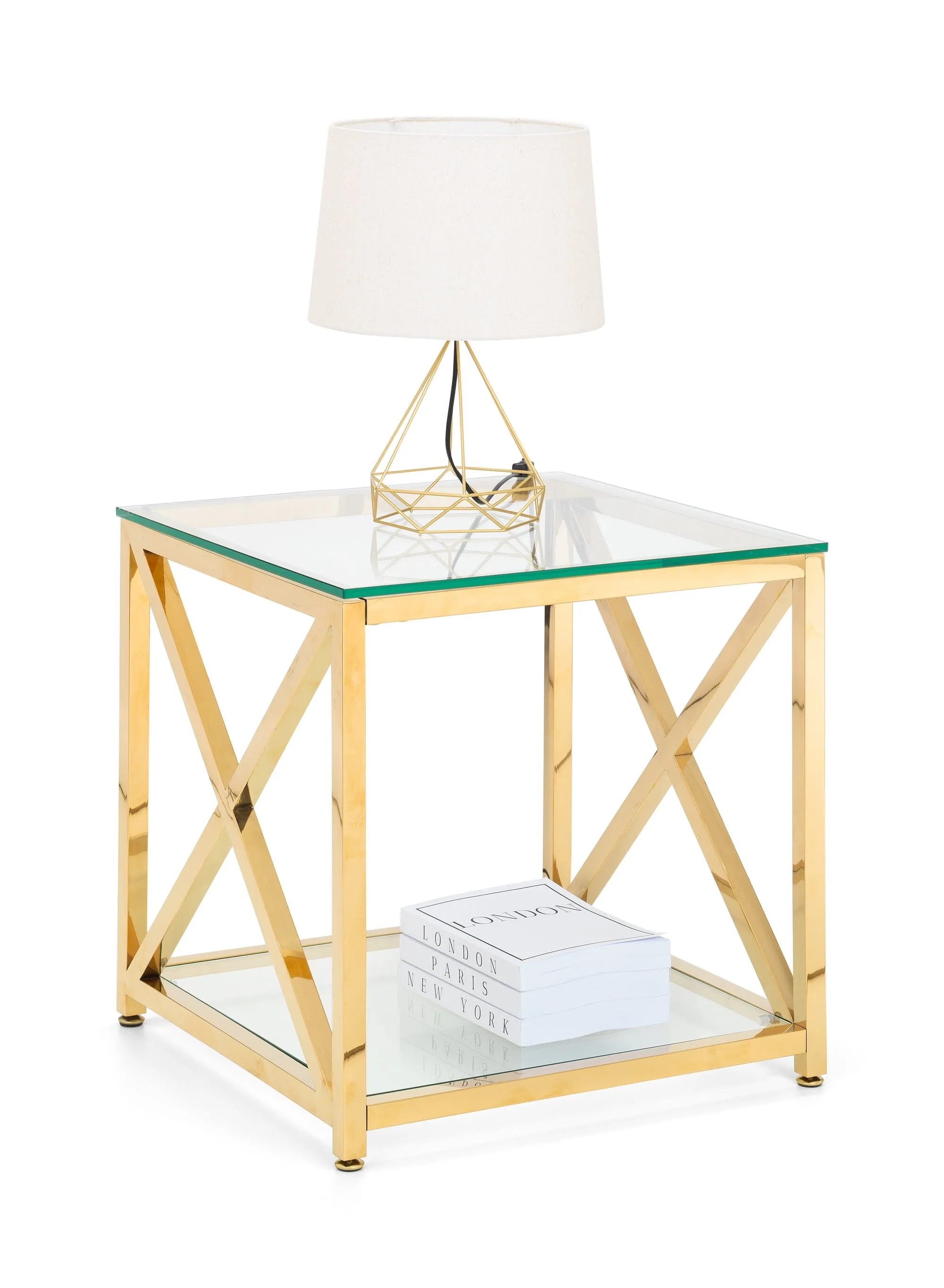 Miami Lamp Table - Gold