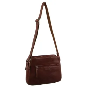 Milleni Ladies Nappa Leather Cross-Body Bag NL10768