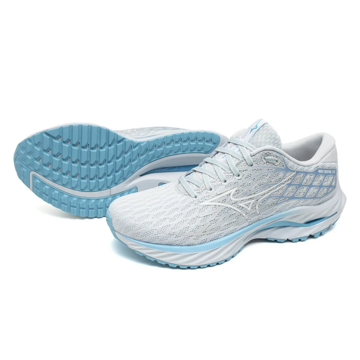 Mizuno Wave Inspire 20 Womens | Plein Air/river Blue