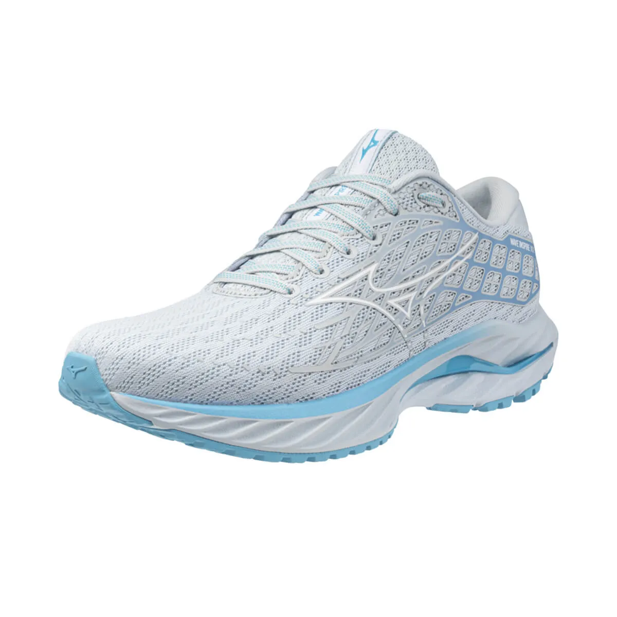 Mizuno Wave Inspire 20 Womens | Plein Air/river Blue