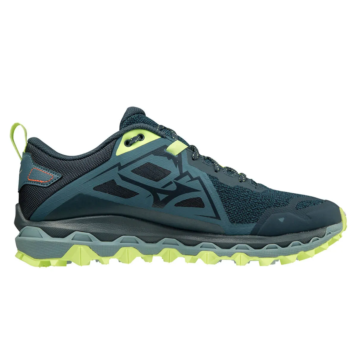 Mizuno Wave Mujin 8 Mens | mistyb/neolime