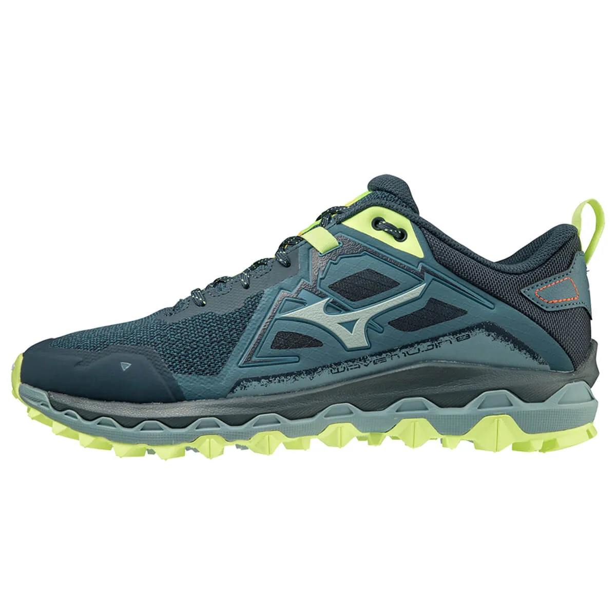 Mizuno Wave Mujin 8 Mens | mistyb/neolime