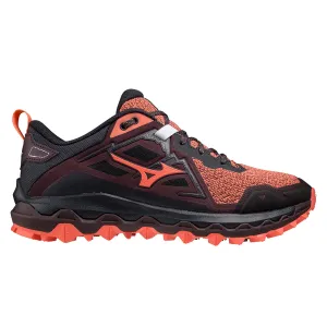 Mizuno Wave Mujin 8 Womens | Lcoral/obsidian/fudge