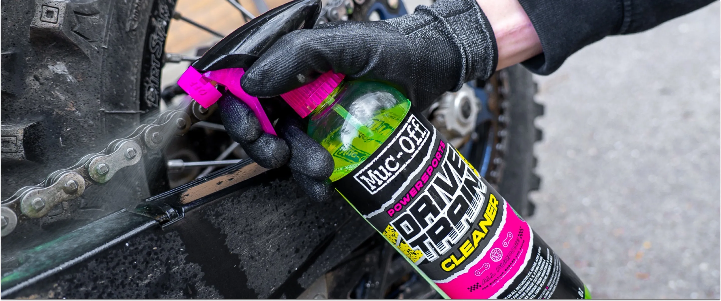 Muc-Off Powersports Drivetrain Cleaner - 500ml (20467)