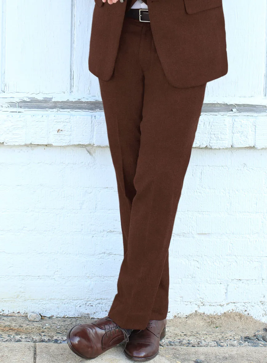 Naples Chestnut Tweed Pants