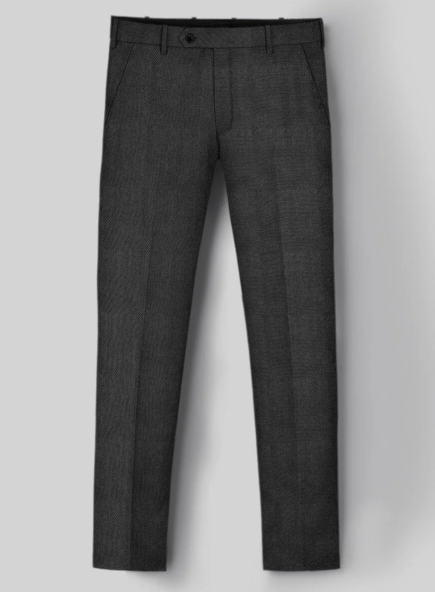 Napolean Cavalry Twill Charcoal Wool Pants