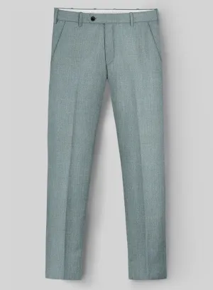 Napolean Stretch Gray Blue Wool Pants