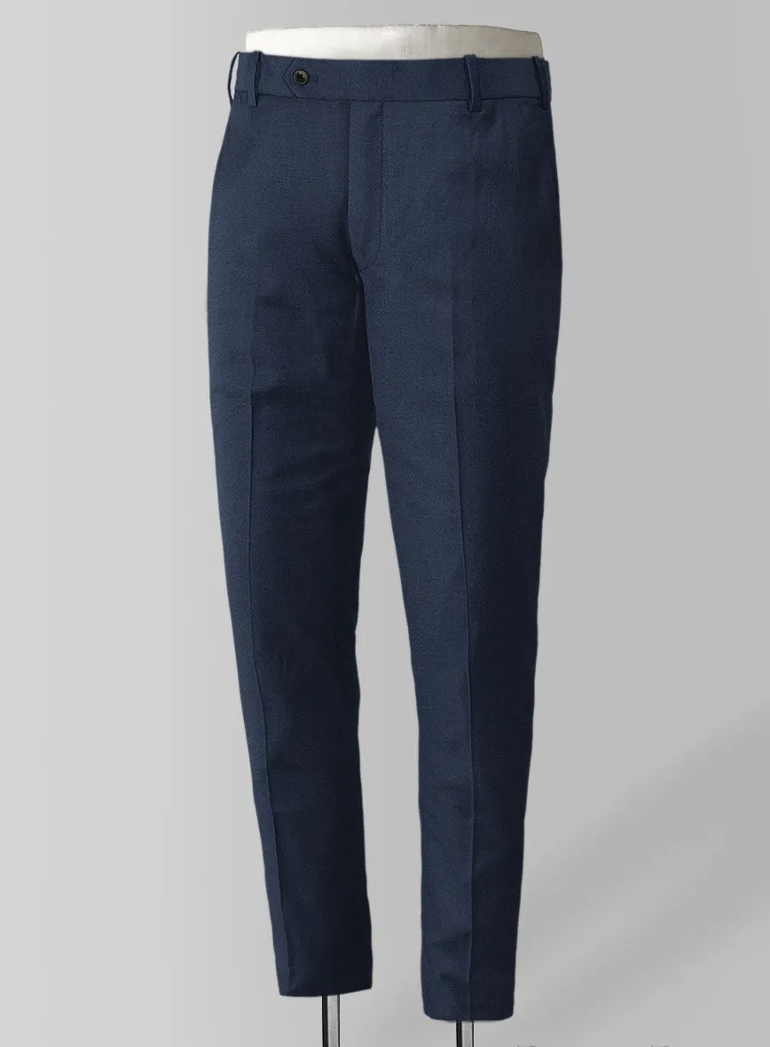 Napolean Stretch Royal Blue Wool Pants