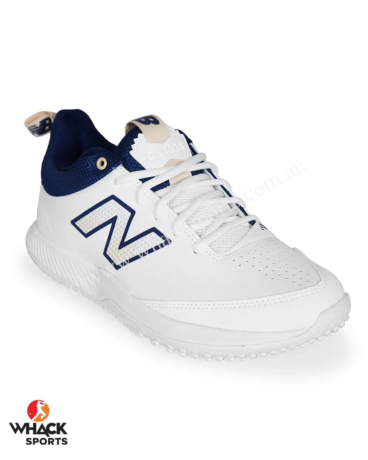 New Balance CK4020 N5 - Rubber Cricket Shoes - White/Navy