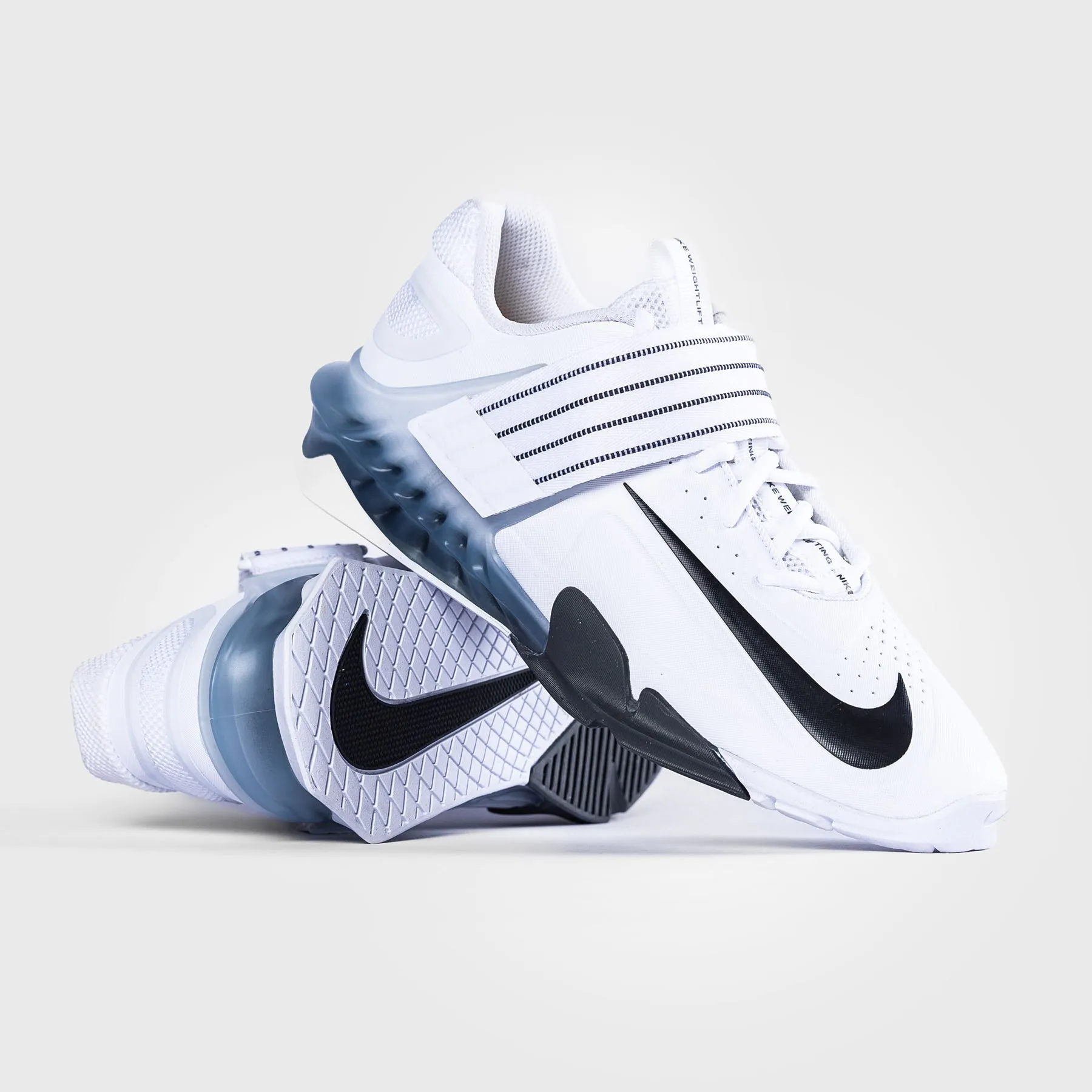 Nike - Savaleos Weightlifting Shoes - WHITE/BLACK-IRON GREY