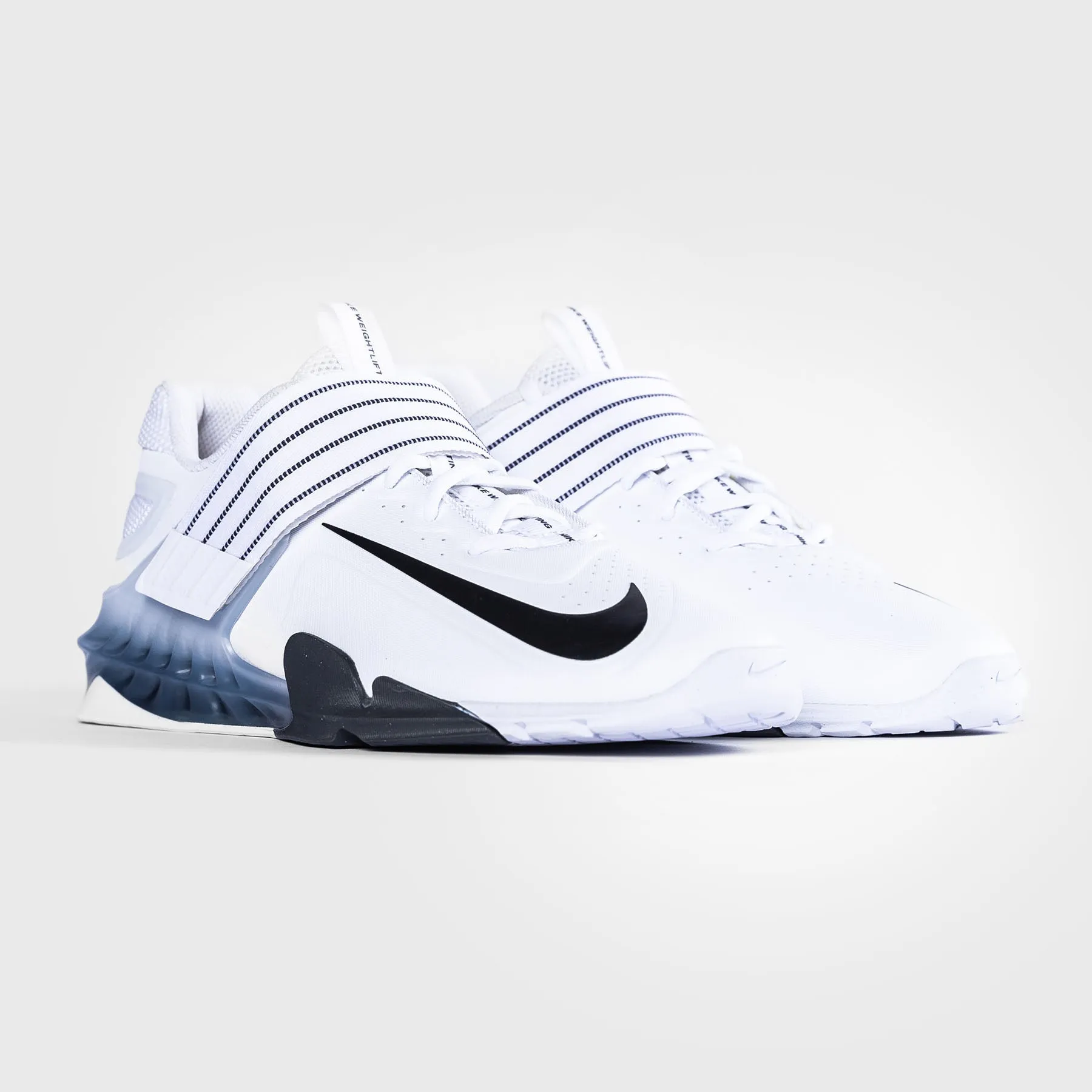 Nike - Savaleos Weightlifting Shoes - WHITE/BLACK-IRON GREY