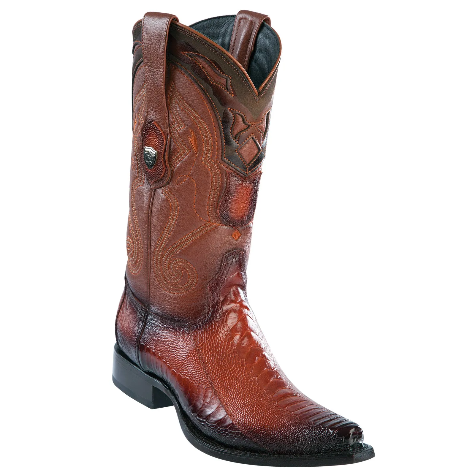 Ostrich Leg Cowboy Boots