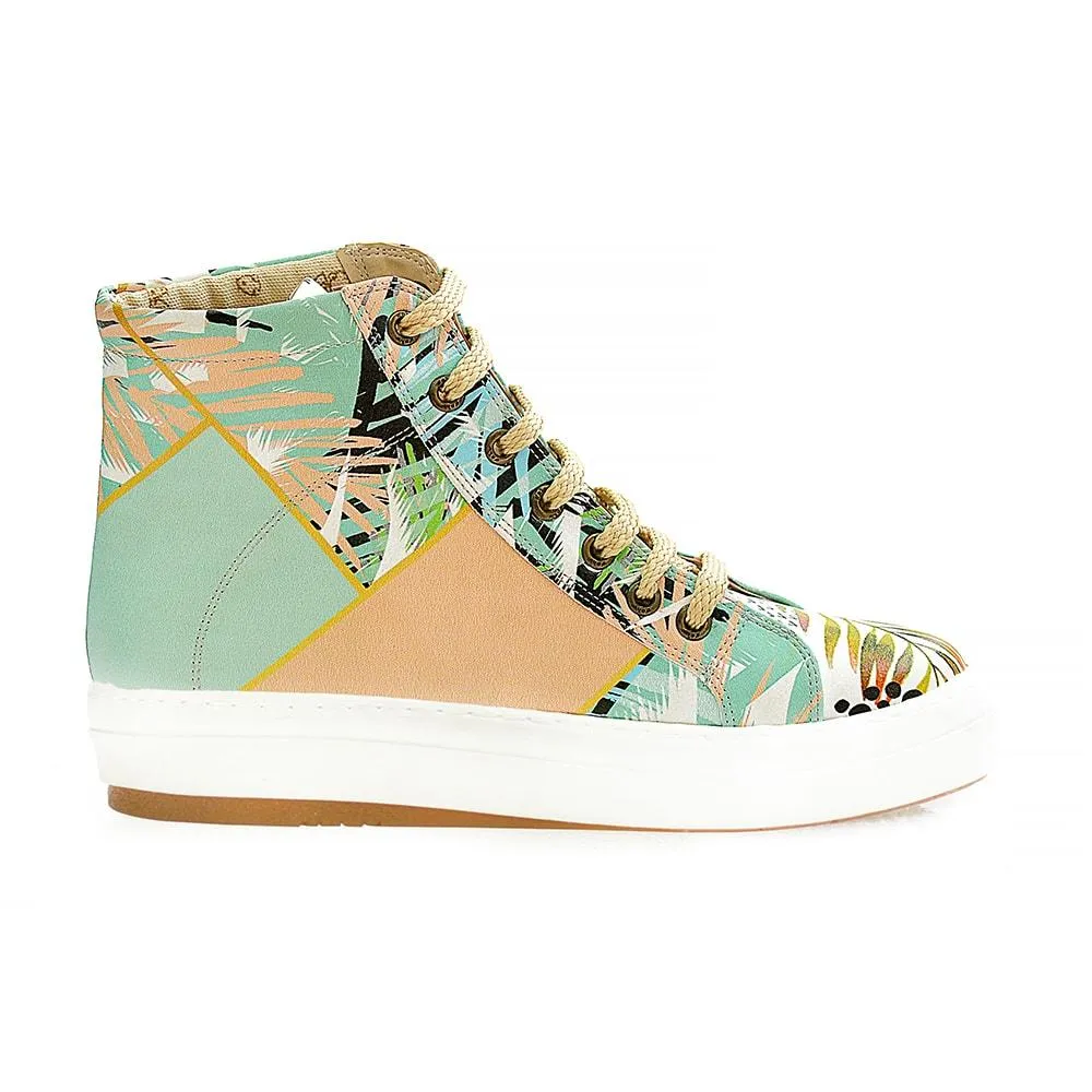 Palm Tree Sneaker Boots WCV2029