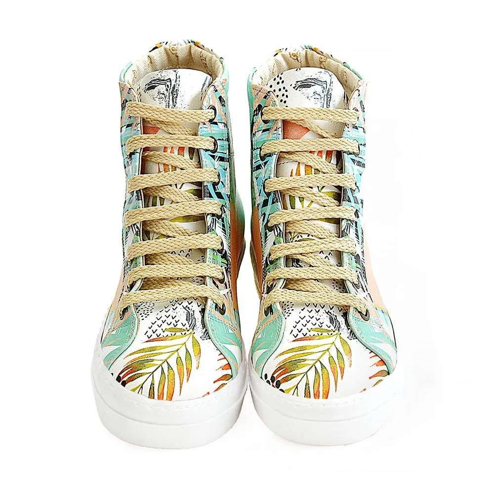 Palm Tree Sneaker Boots WCV2029