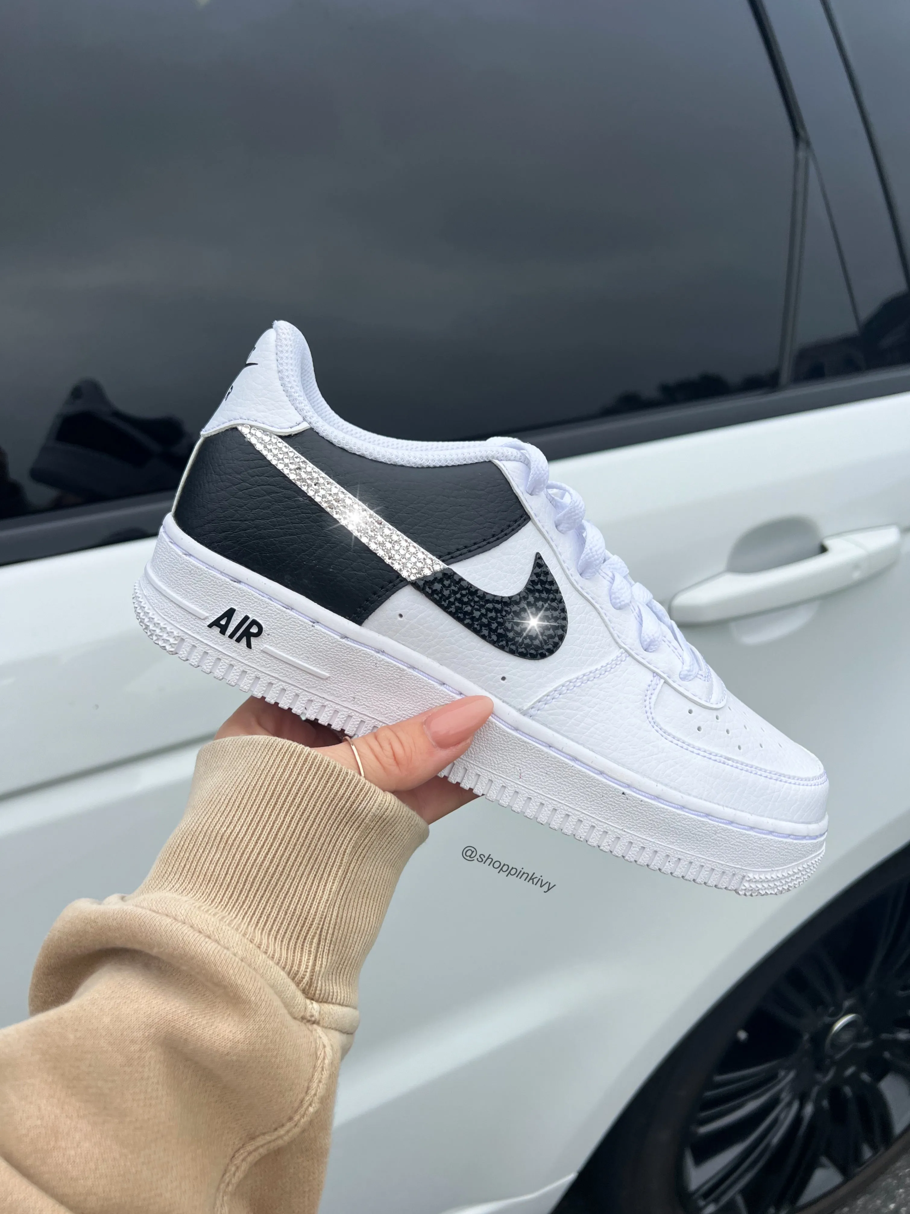 Panda Swarovski Women’s Air Force 1 Low Shoes