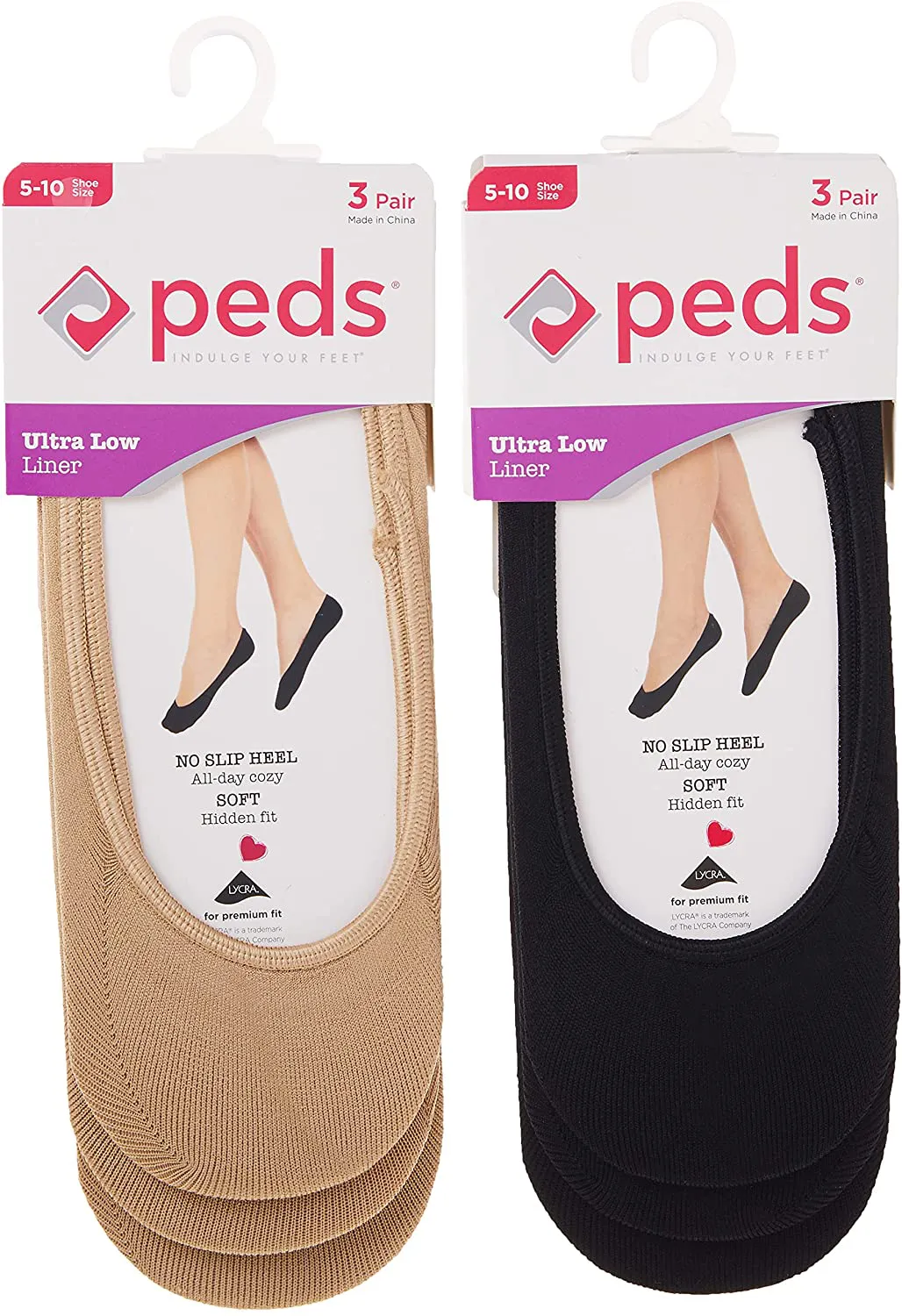 Peds womens Essential Low Cut No Show Socks