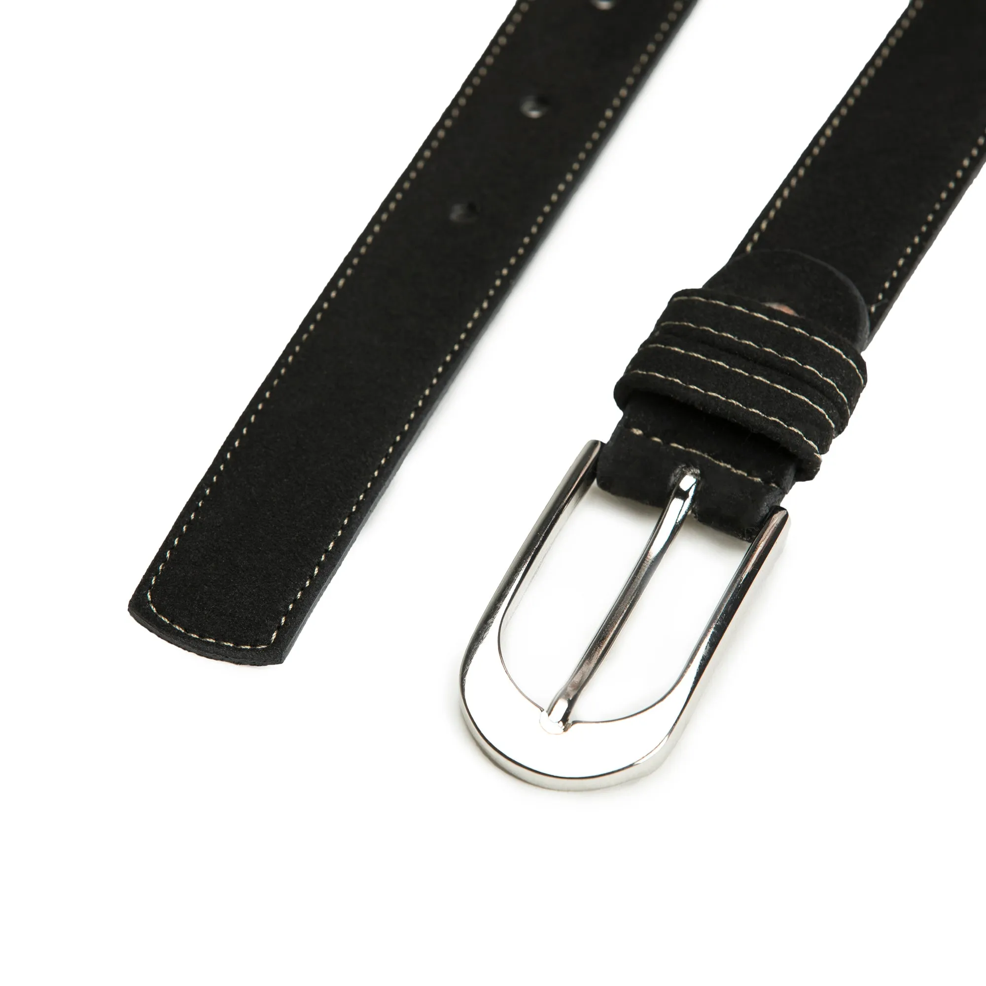 Pera Microfiber Women’s Black Vegan Belt