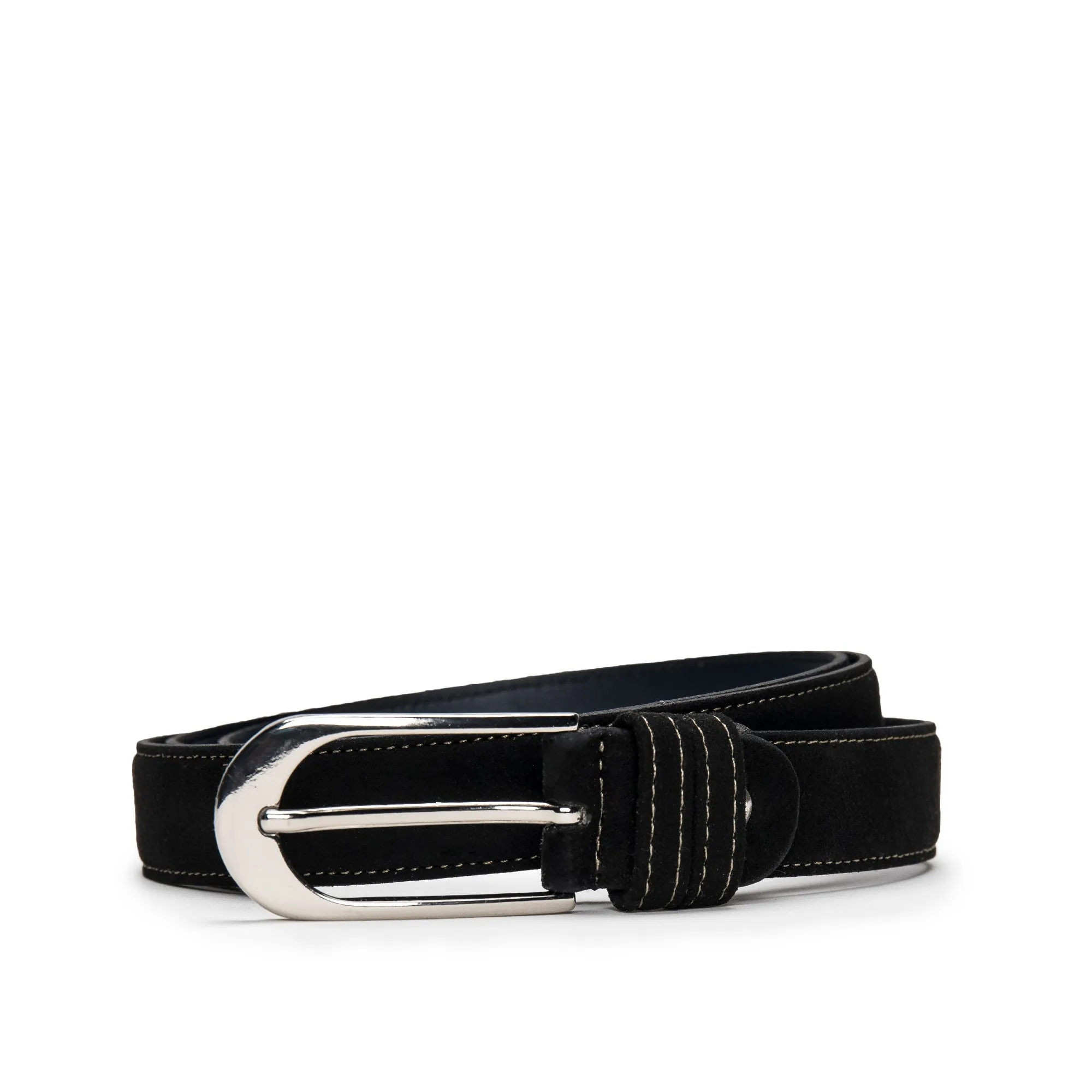 Pera Microfiber Women’s Black Vegan Belt