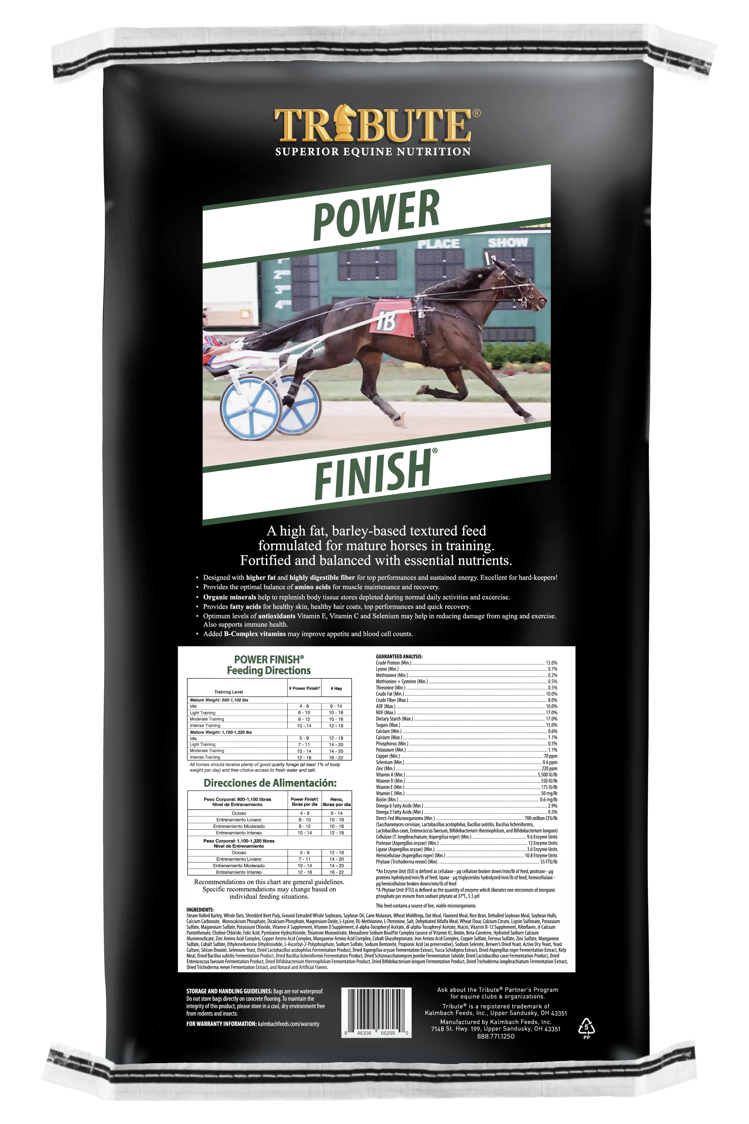 Power Finish®, Textured, Corn-Free Feed for Race Horses