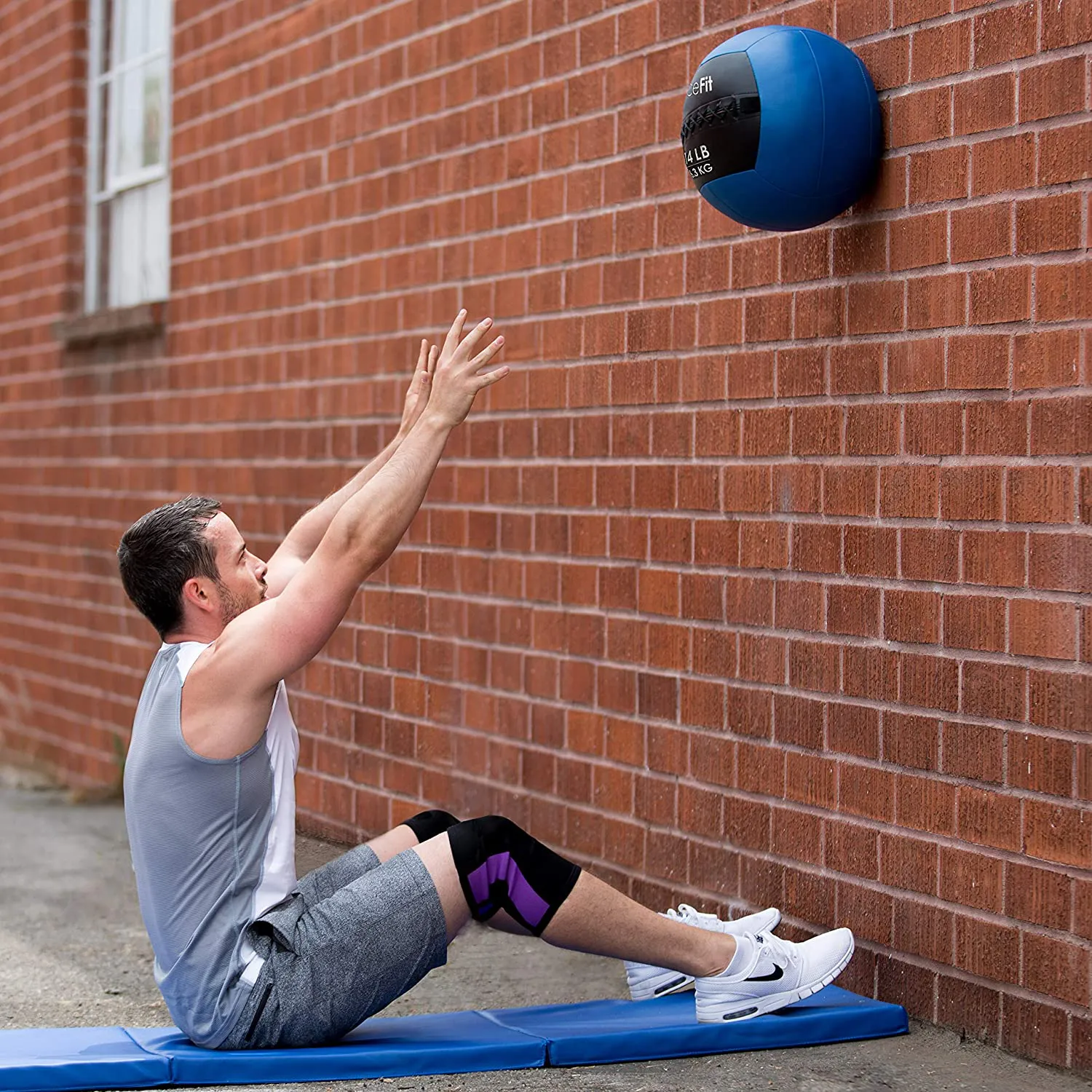 ProsourceFit Soft Medicine Balls for Wall Balls and Full Body Dynamic Exercises, Color-Coded Weights