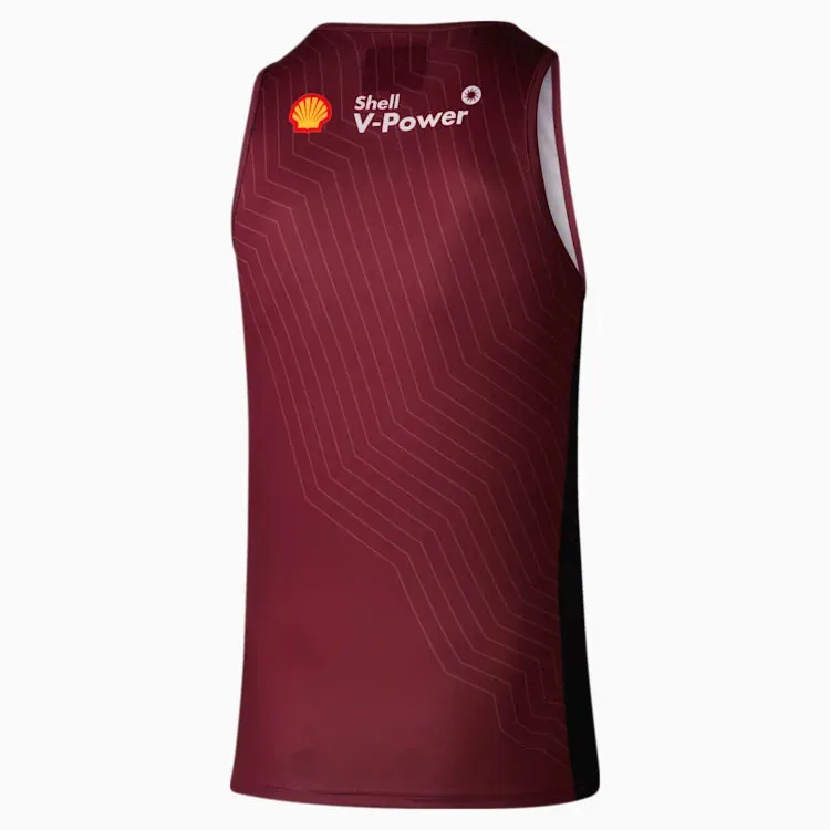 Puma QLD Maroons 2023 Adults Training Singlet - Burgundy