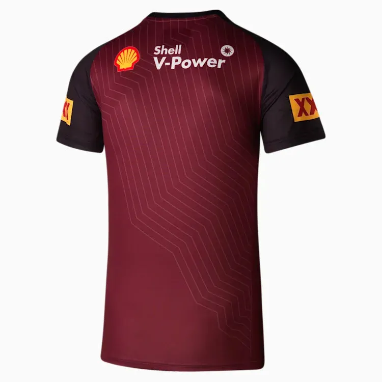 Puma QLD Maroons 2023 Replica Training Tee - Burgundy