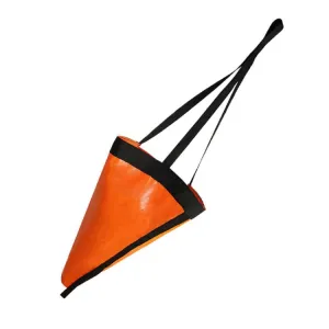 PVC Traction Drift Brake Fishing Sea Anchor, Size: 24 inch Orange