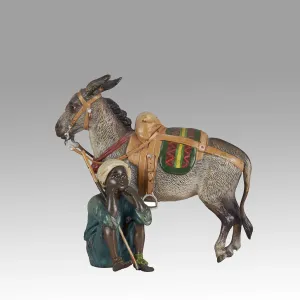 "Boy and Donkey" by Franz Bergman