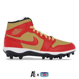 "San Francisco" Jordan 1 TD Cleats