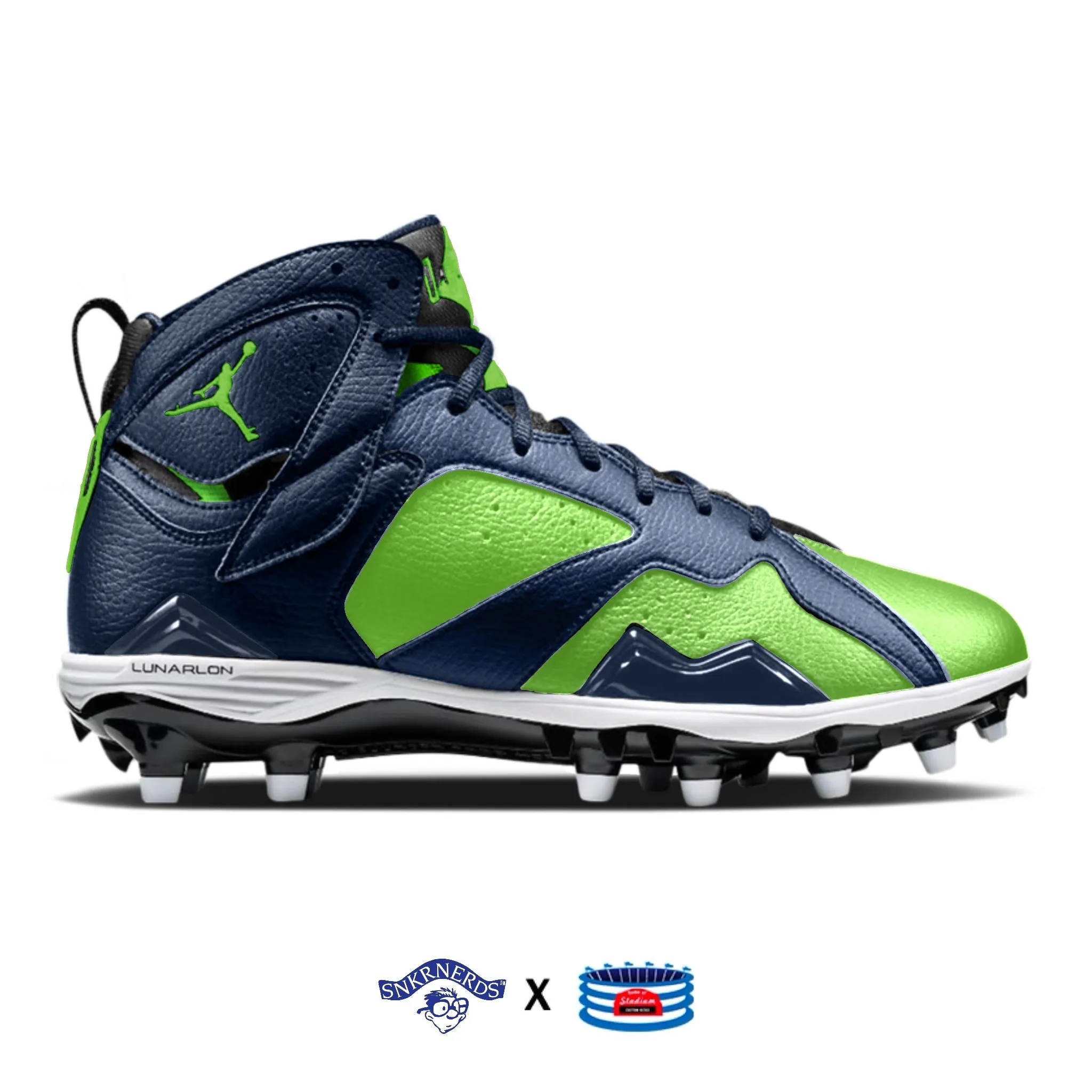 "Seattle” Jordan 7 Retro TD Cleats