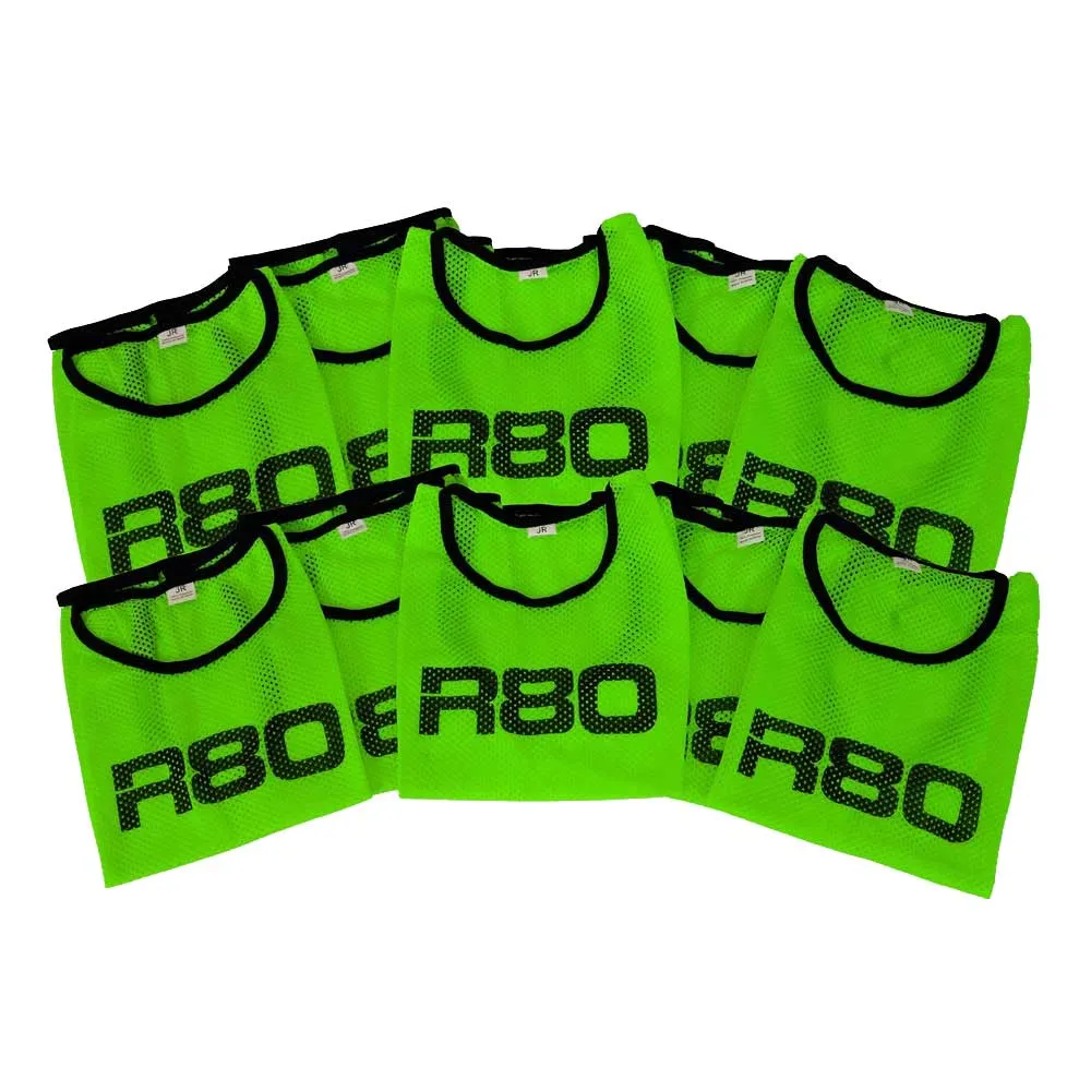 R80 Mesh Training Bibs Set of 10