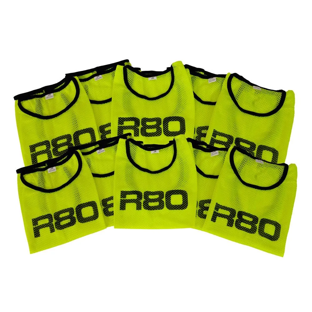 R80 Mesh Training Bibs Set of 10