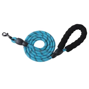 Reflective Rope Dog Leash 150cm-Blue