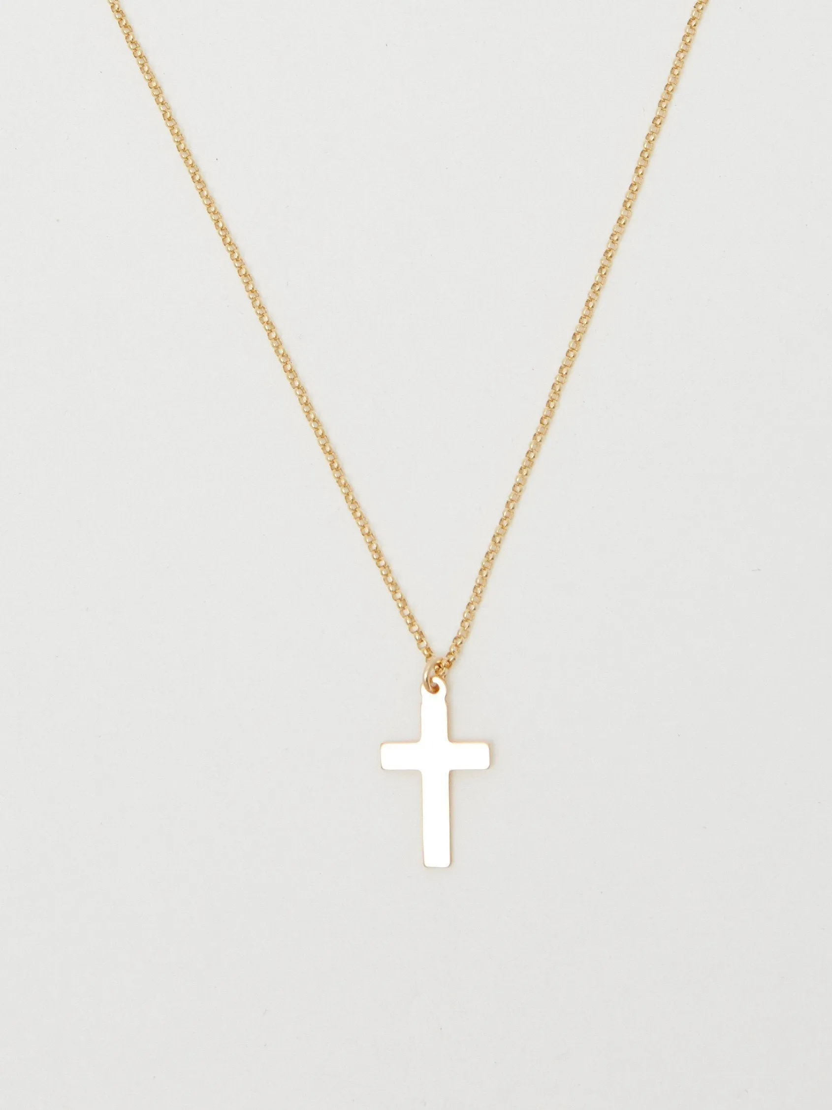 Roller Cross Necklace