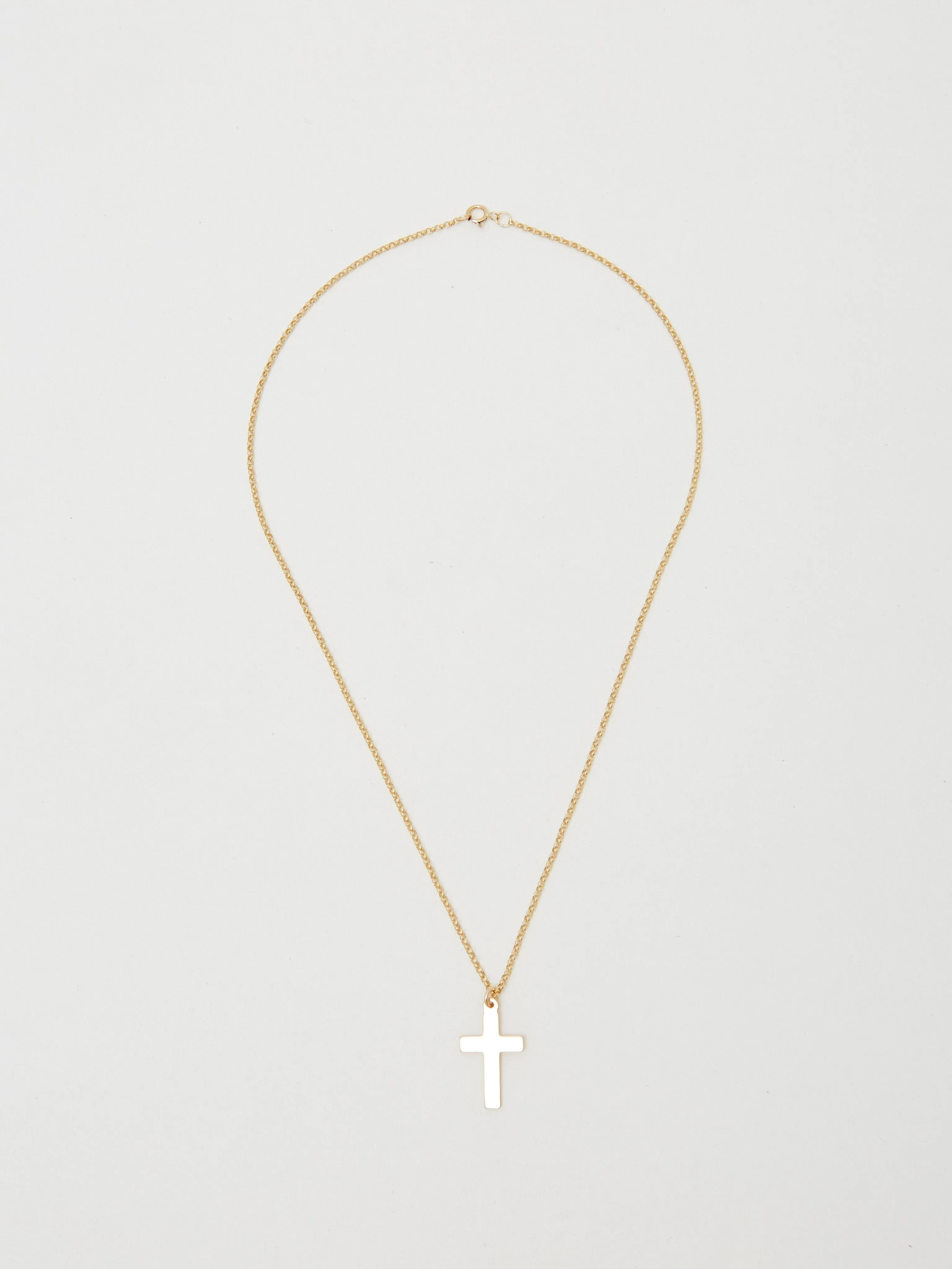 Roller Cross Necklace