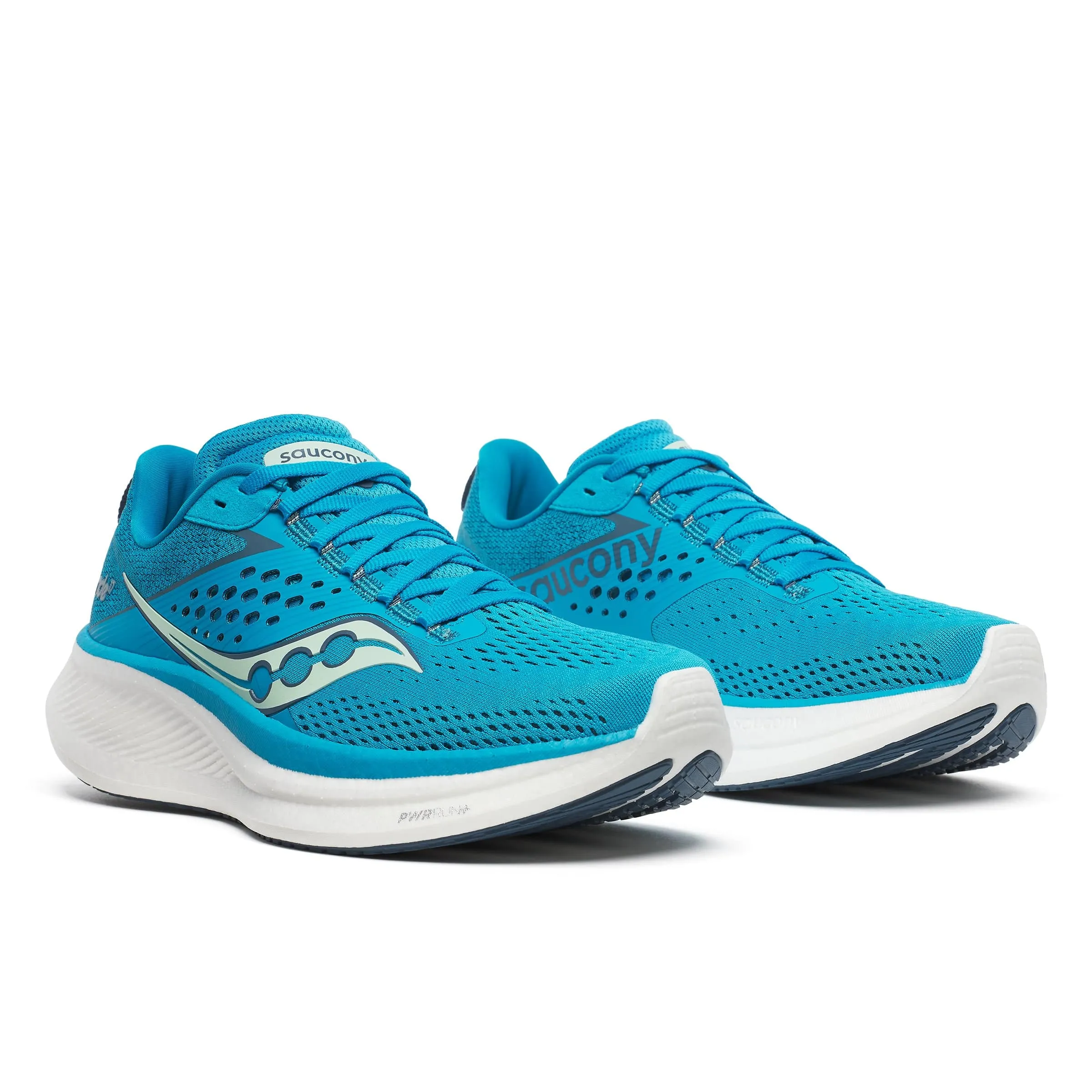 Saucony Ride 17 Women's Running Shoes AW24 Viziblue/Mirage