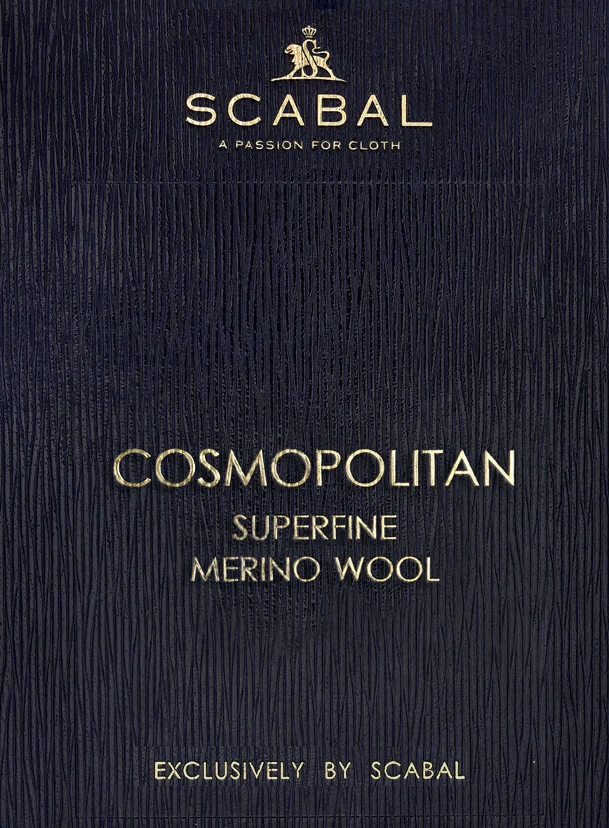 Scabal Cosmopolitan Wine Wool Pants