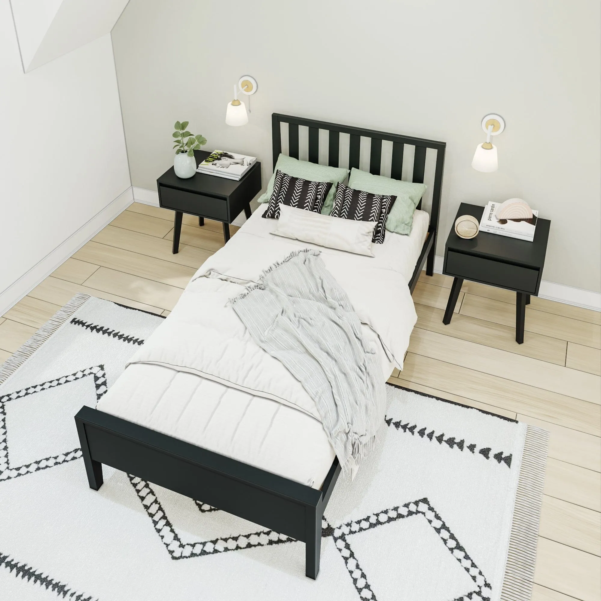 Scandinavian Twin Bed