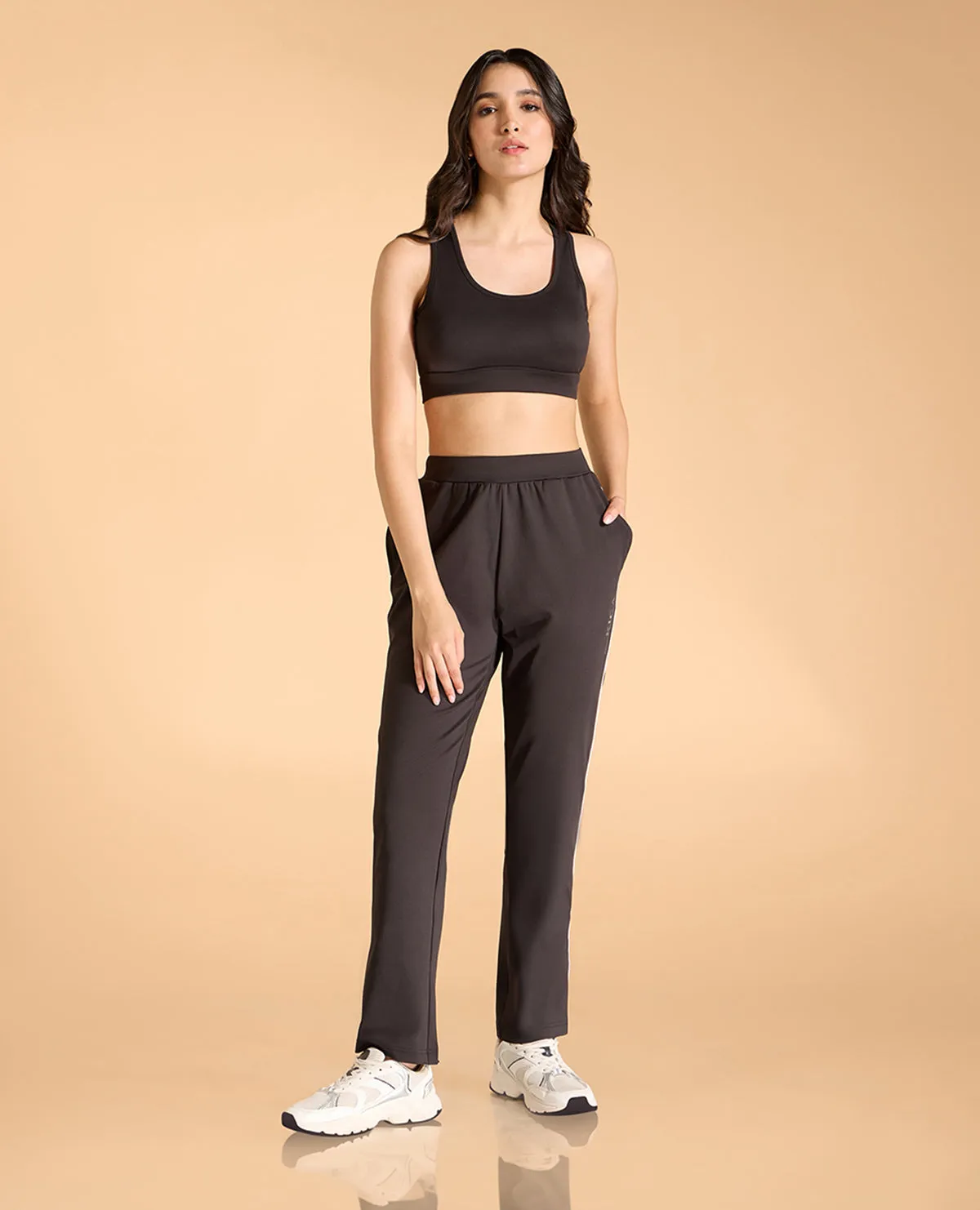 Second SKN Solid Workout Pants For Women