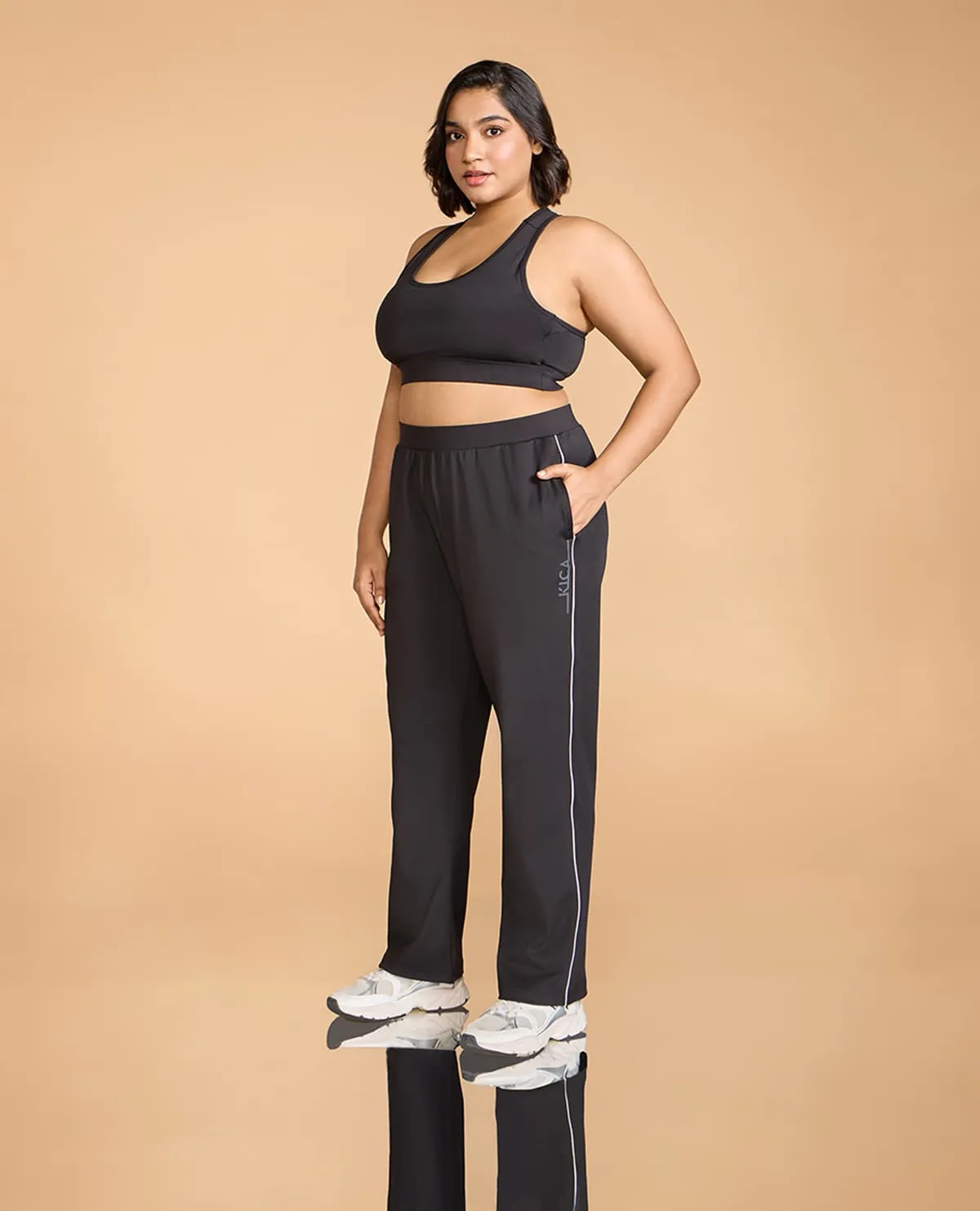 Second SKN Solid Workout Pants For Women