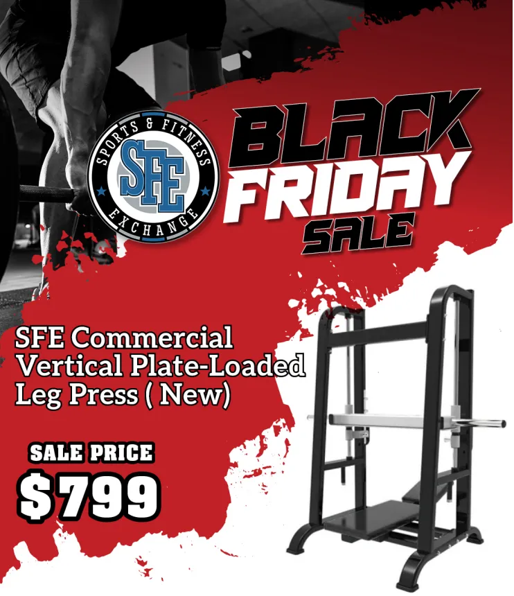 SFE Commercial Vertical Plate Loaded Leg Press ( New)