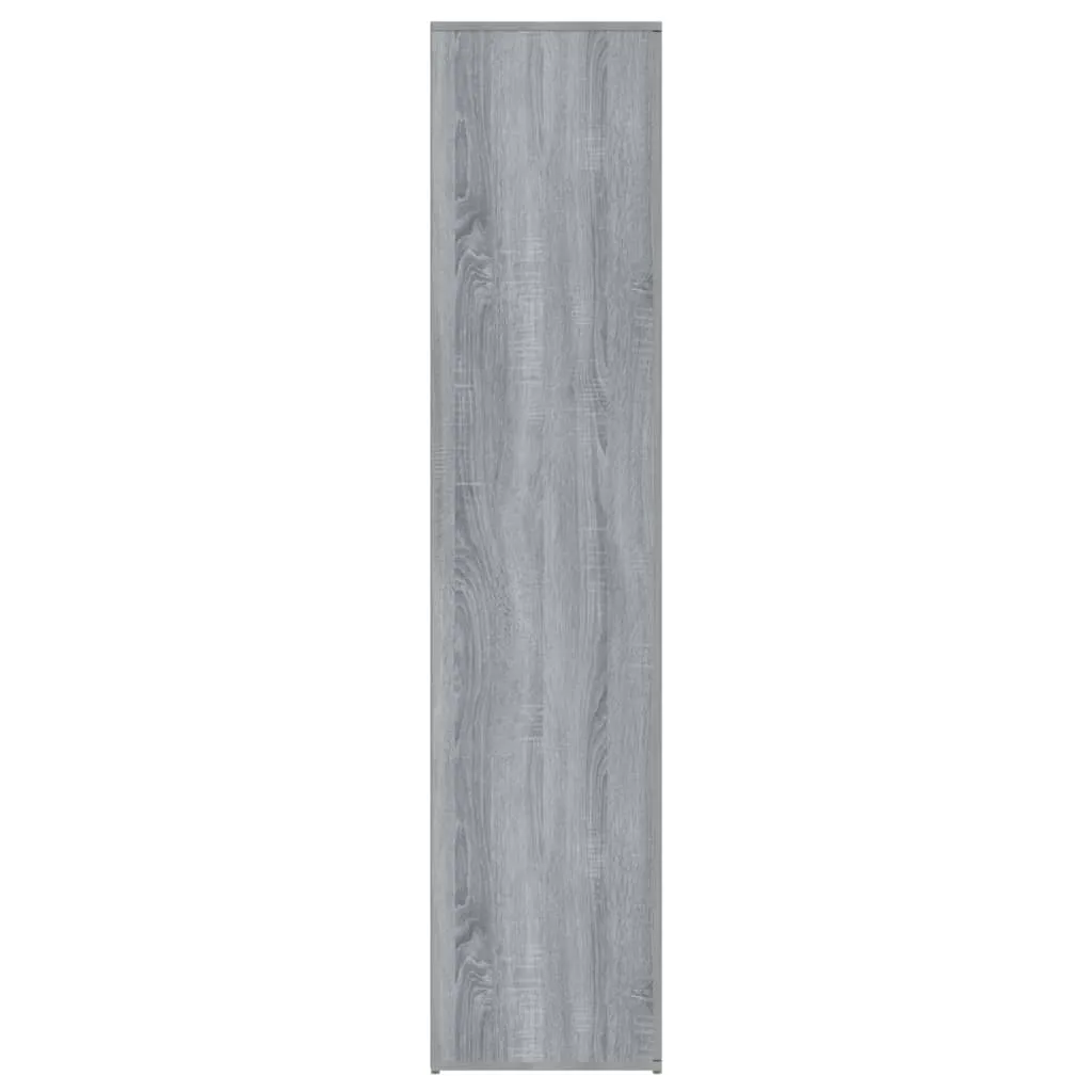 Shoe Cabinet Grey Sonoma 80x39x178 cm Engineered Wood