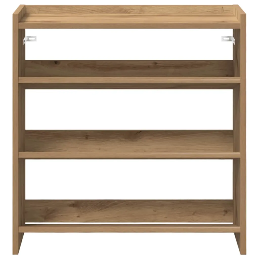 Shoe Rack Artisan Oak 60x25x62 cm Engineered Wood