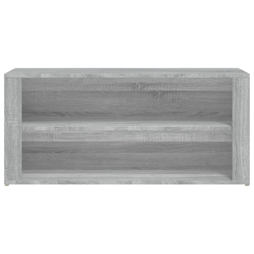 Shoe Rack Grey Sonoma 100x35x45 cm Engineered Wood