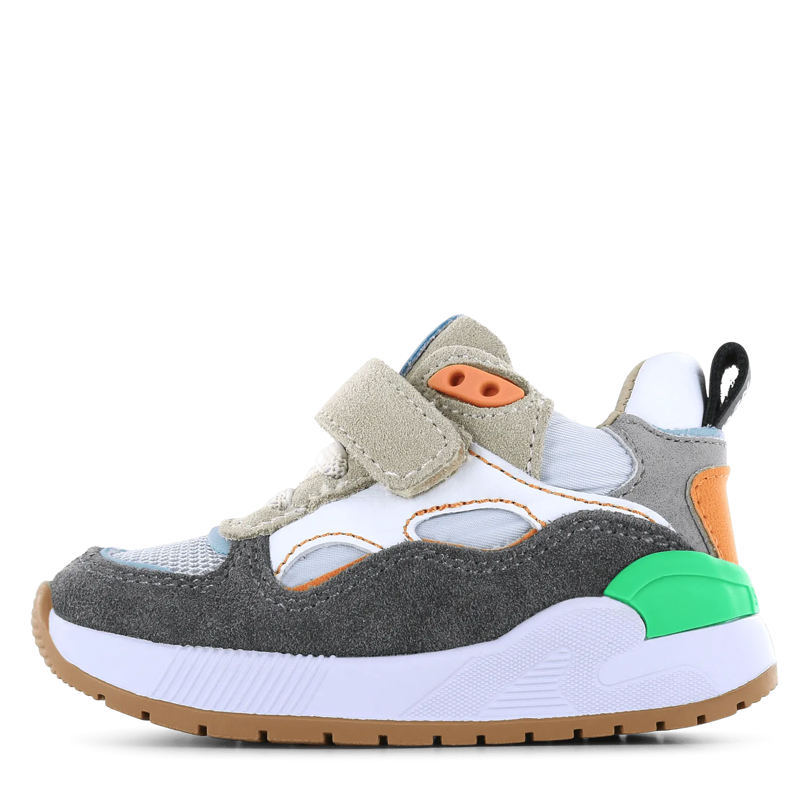 Shoesme: Kid's Sneakers - Dark Grey / Green