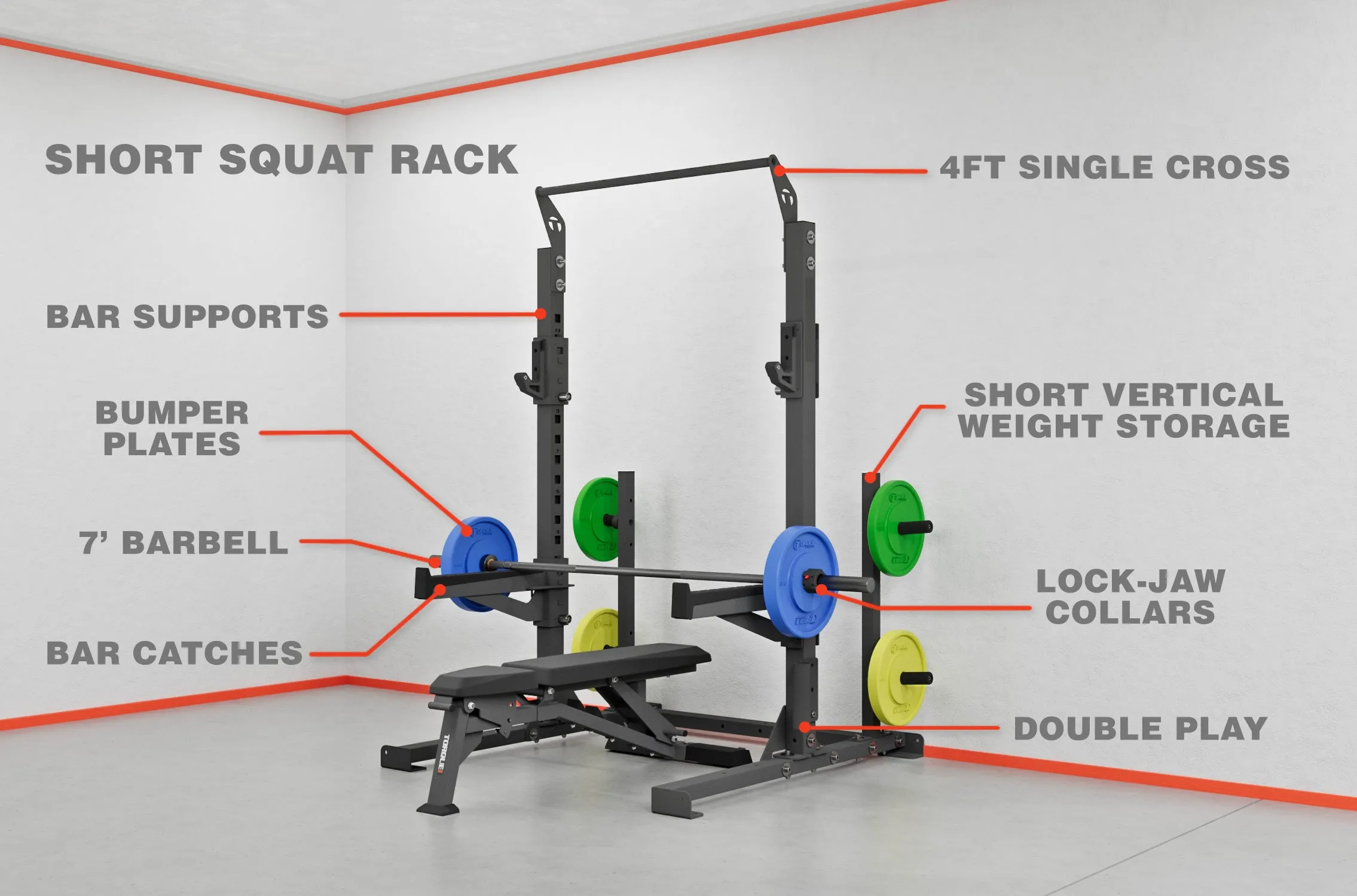 Short Squat Rack - Ultimate Training Package