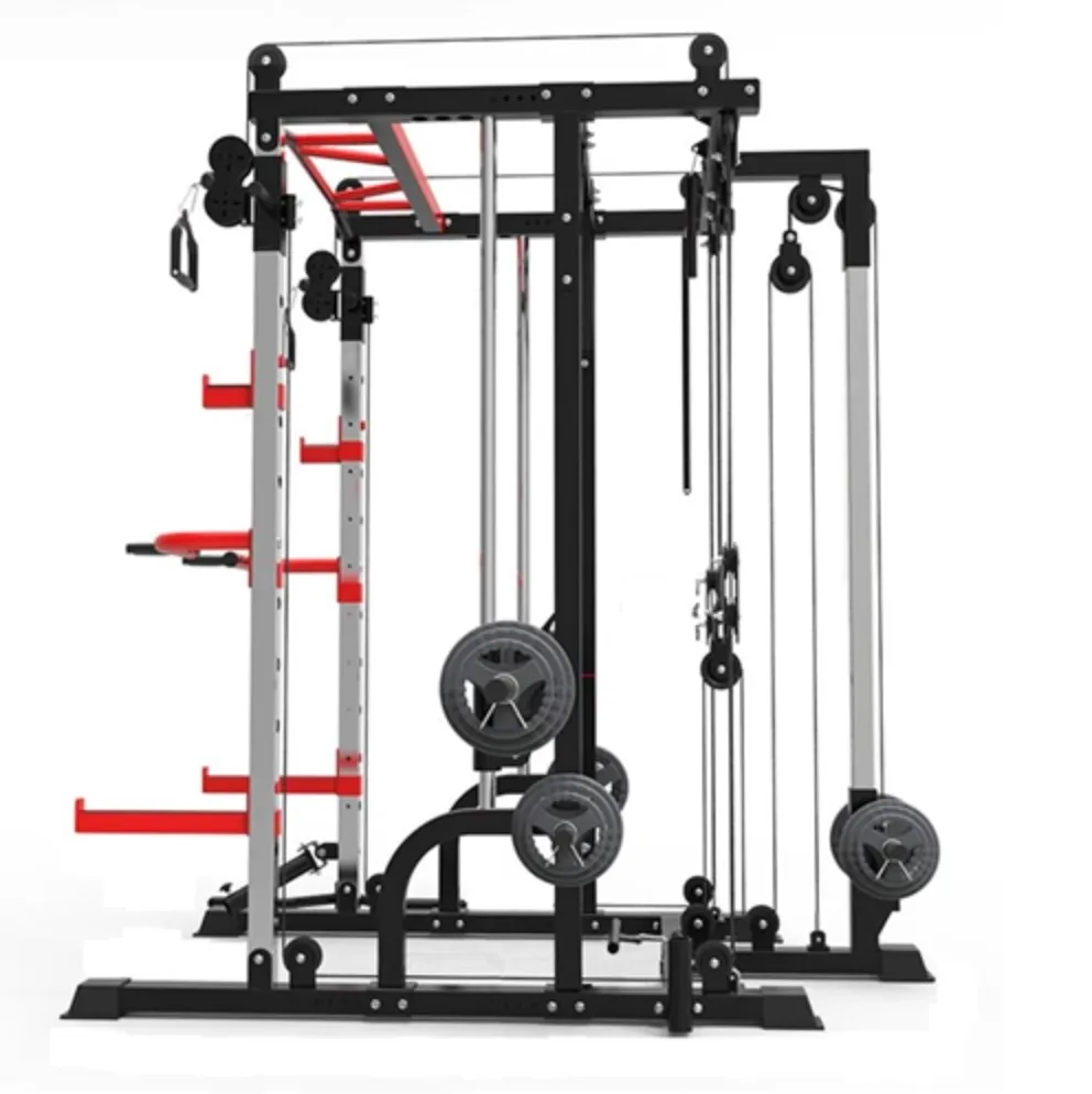 Smith Machine Elite with Dual Pulley System & Assembly (New 2024)