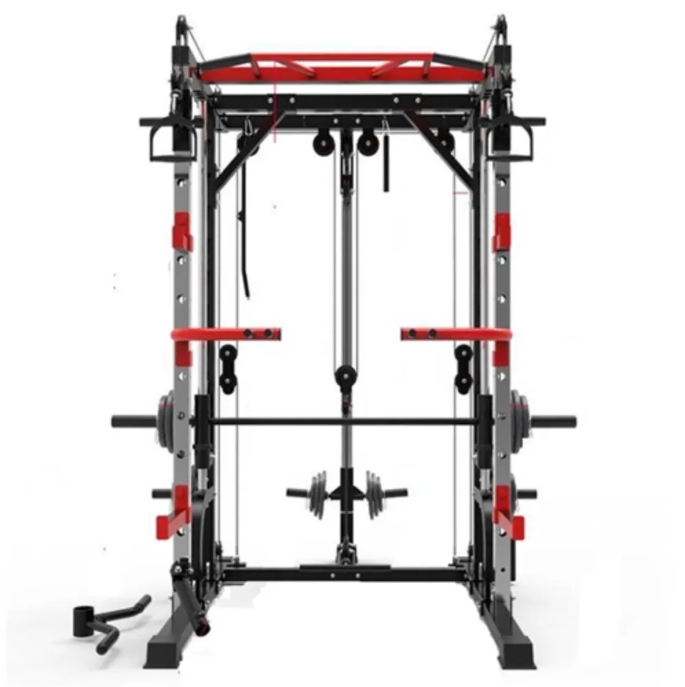 Smith Machine Elite with Dual Pulley System & Assembly (New 2024)