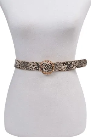 Snazzy Snake Skin Belt